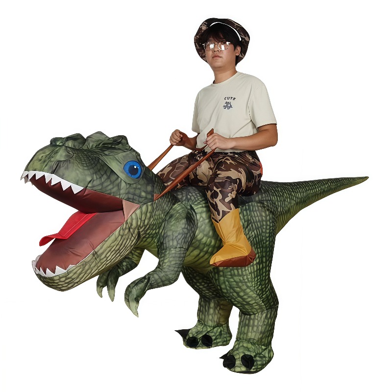Inflatable Dinosaur Costume Adult - 공룡 타기 풍선 의상, 부모-자녀 풍선