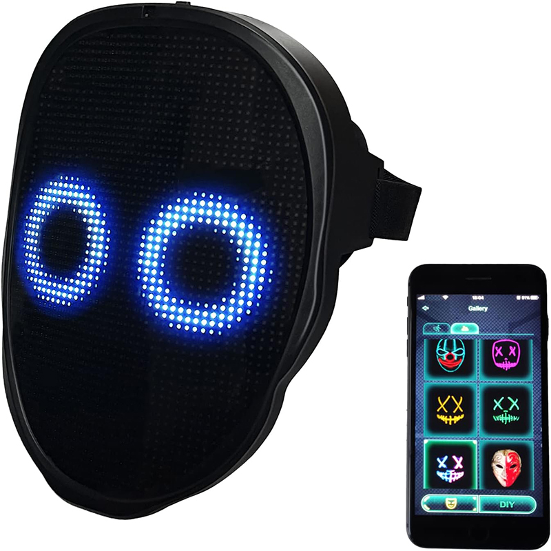Led Purge Mask Halloween - 파티 LED 조명 마스크 제스처 감지