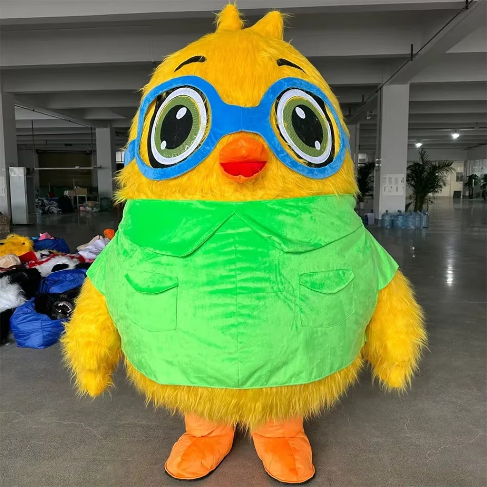 Costumes - 안경을 쓴 풍선 새 마스코트 의상,