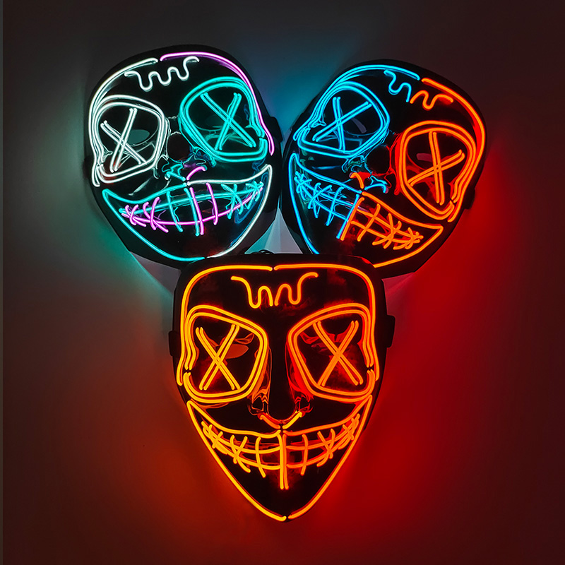 무선 풀페이스 퍼지 마스크 무서운 공포 코스프레 소품  - Led Purge Mask Halloween 리뷰 및 가격