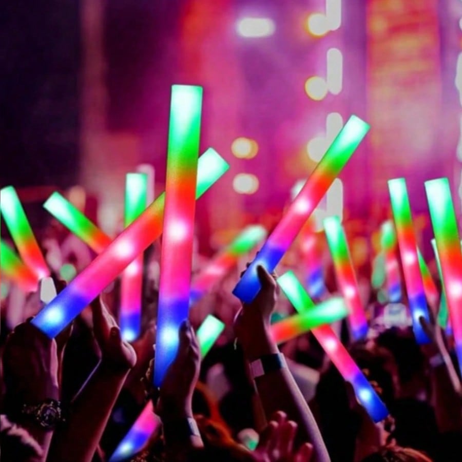 105개들이 발광 스틱 세트, 다채로운 색상의 LED  - Flashing Led Foam Sticks Party 리뷰 및 가격