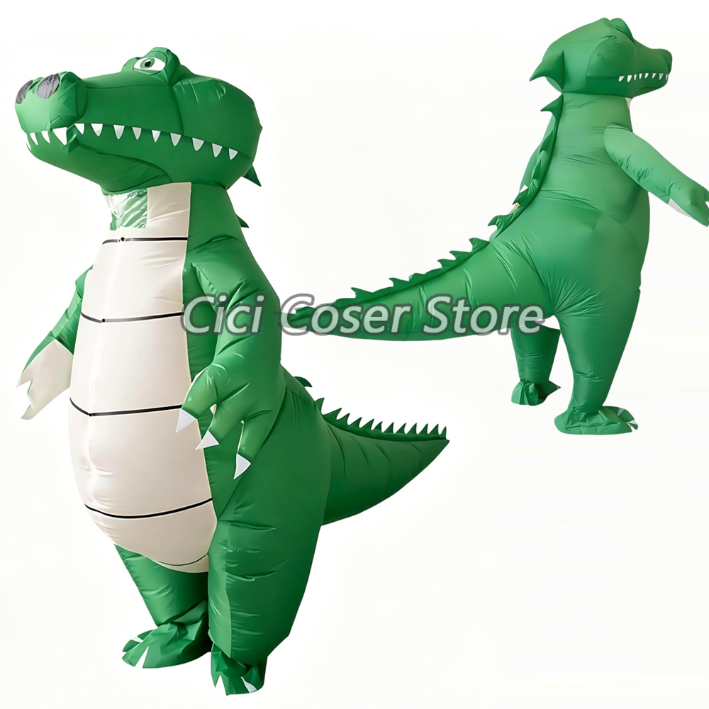 애니메이션 할로윈 코스프레 풍선 악어 공룡 의상 크리스 - Inflatable Dinosaur Costume Adult 리뷰 및 가격