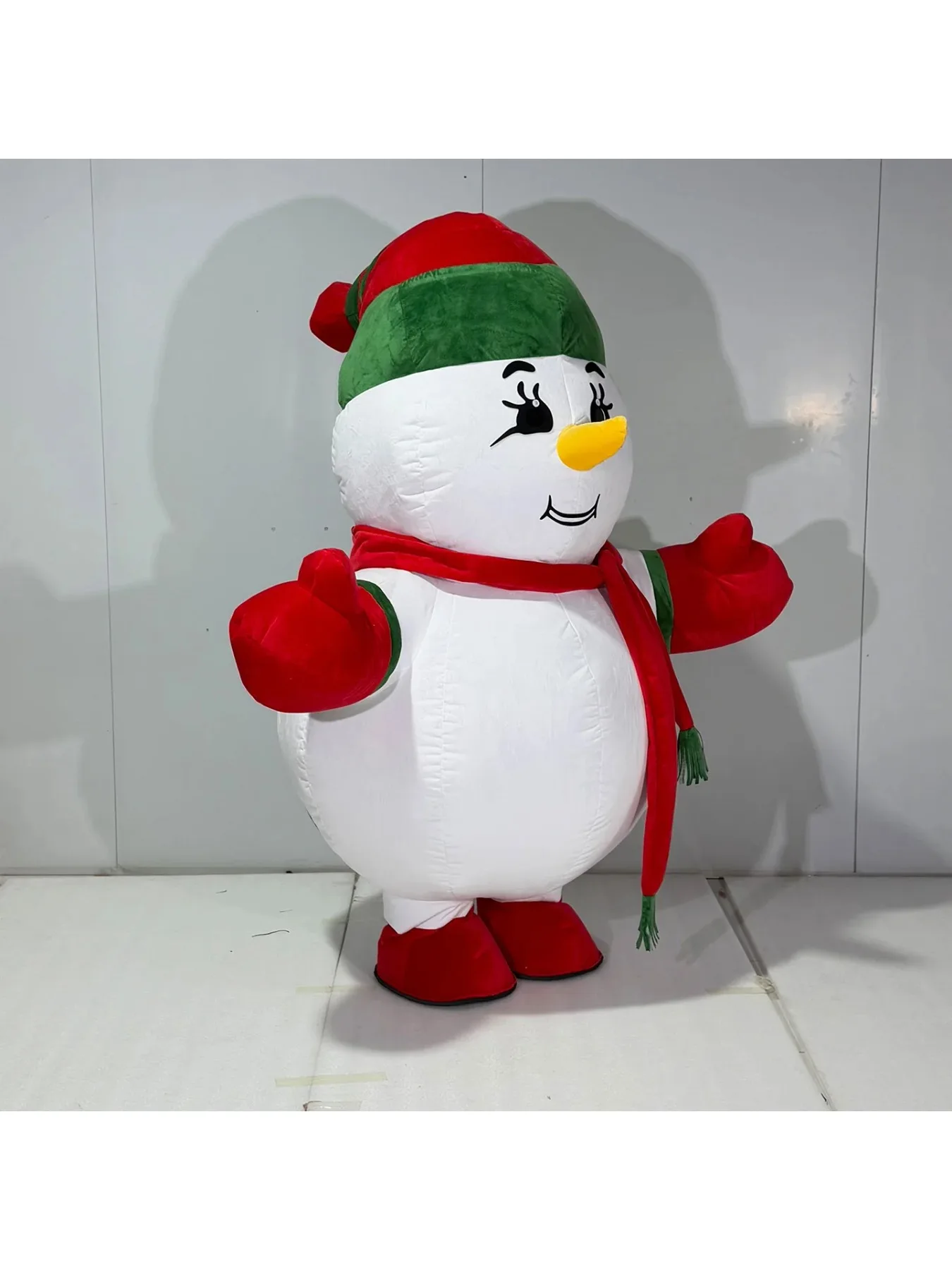 에어 펌프로 부풀릴 수 있는 눈사람 마스코트 의상, 성 - Costumes 리뷰 및 가격