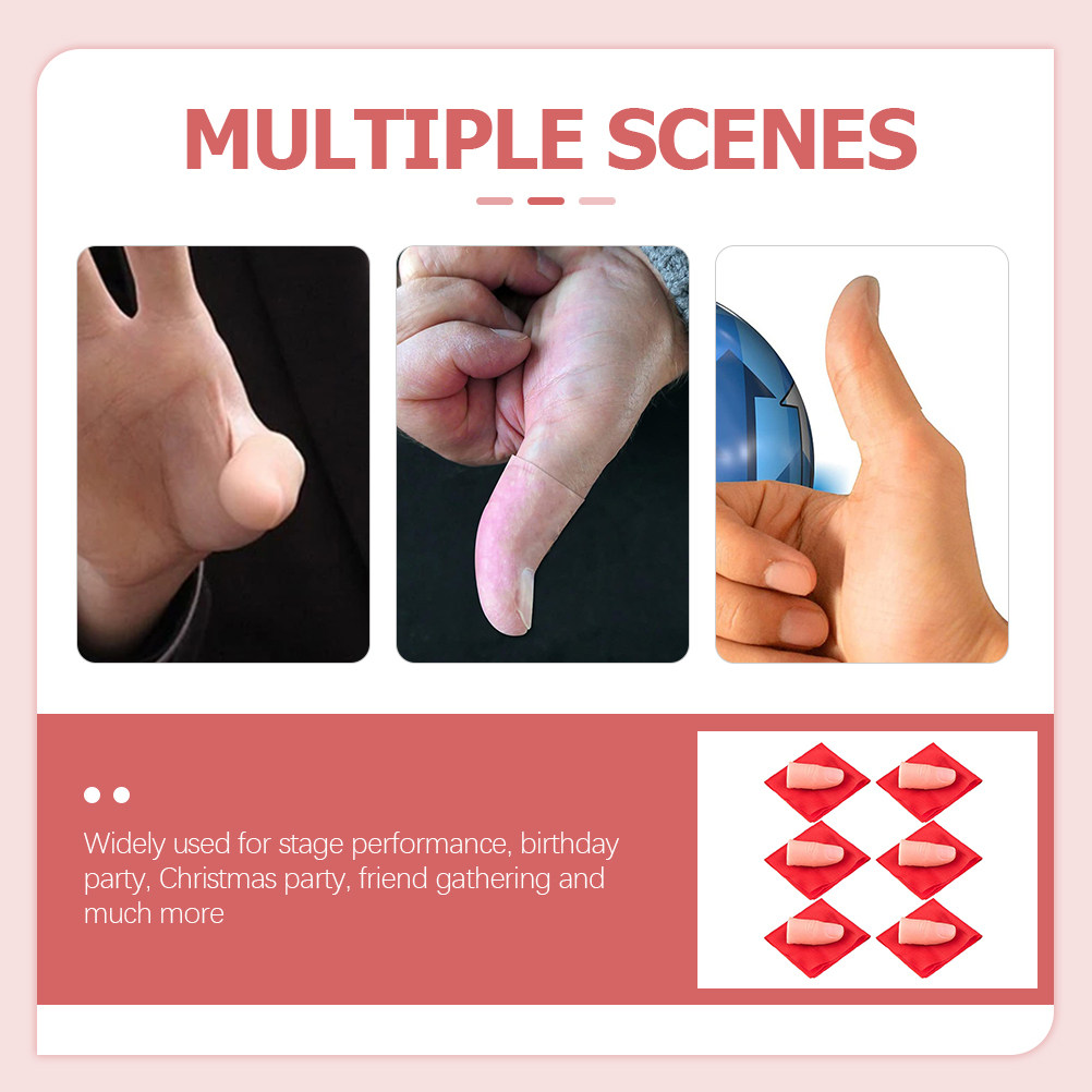 사라지는 실크 마술 세트 6개: 가짜 엄지손가락 팁과  - Thumb Tip Magic Trick Set 리뷰 및 가격